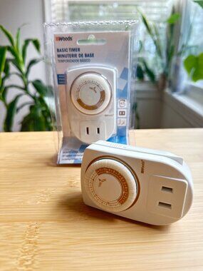 24-Hour Outlet Timer - 2-Pack